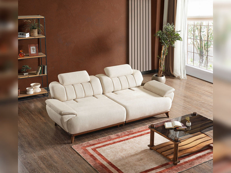 Bentley Convertible Sofa in Light Grey - 200-ELIF-BEN-A571-3