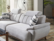 Bentley Convertible Sofa in Light Grey - 200-ELIF-BEN-A571-3
