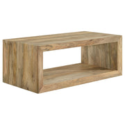 Benton 3-piece Solid Mango Coffee and End Table Set Natural - 704838-S3