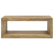 Benton 3-piece Solid Mango Coffee and End Table Set Natural - 704838-S3