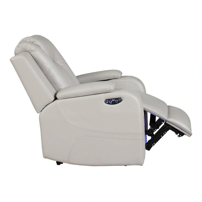 Benz Power Reclining Living Room Set in Faux Leather