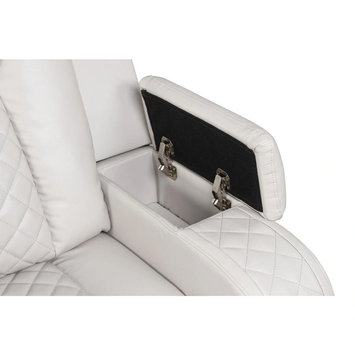 Benz Power Reclining Living Room Set in Faux Leather