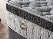 Bergama Storage Bed With Headboard - Queen in Dark Grey - 200-ELIF-BER-150-EY350-SB