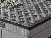 Bergama Storage Bed With Headboard - Queen in Light Grey - 200-ELIF-BER-150-EY354-SB