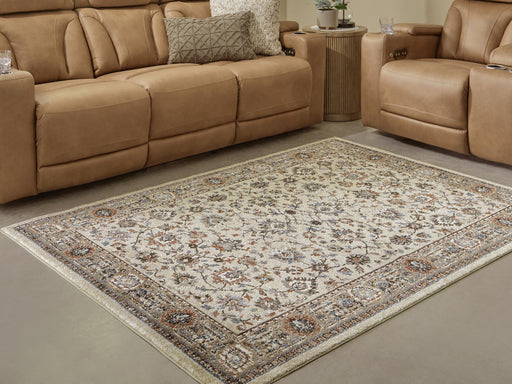 Beritham Blue/Brown/Beige Large Rug - R407261