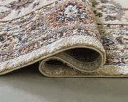 Beritham Blue/Brown/Beige Medium Rug - R407262