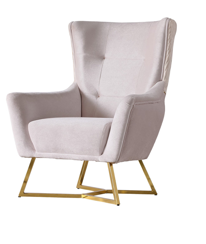 Berlin 4-pieces (2 Sofa & 2 Chair)Livingroom Set Beige in Beige - 101-BER-LV925-3311