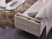 Berlin Convertible Sofa in Brown - 200-SAN-BER-BRO-3
