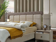Bern Bedroom (Queen Frame With Headboard & Dresser With Mirror & 2 Nightstand) - 120-BERN-SET