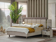 Bern Bedroom (Queen Frame With Headboard & Dresser With Mirror & 2 Nightstand) - 120-BERN-SET