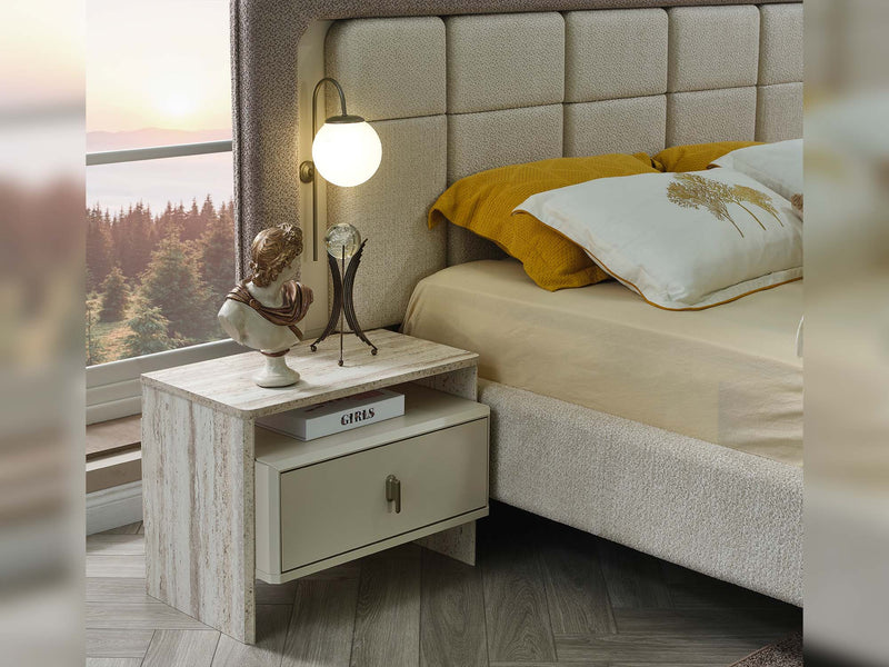 Bern Bedroom (Queen Frame With Headboard & Dresser With Mirror & 2 Nightstand) - 120-BERN-SET