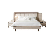 Bern Bedroom (Queen Frame With Headboard & Dresser With Mirror & 2 Nightstand) - 120-BERN-SET