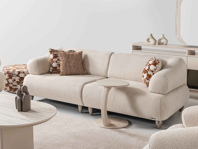 Bern Convertible Sofa Cream in Cream - 101-BERN-PUK82015-3