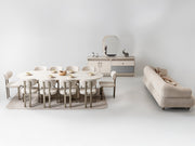 Bern Diningroom (Consol With Mirror & Dining Table & 6 Dining Chair) - 115-BERN-DT-6-SET