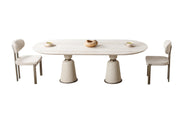 Bern Diningroom (Consol With Mirror & Dining Table & 6 Dining Chair) - 115-BERN-DT-6-SET