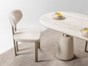 Bern Diningroom (Consol With Mirror & Dining Table & 6 Dining Chair) - 115-BERN-DT-6-SET