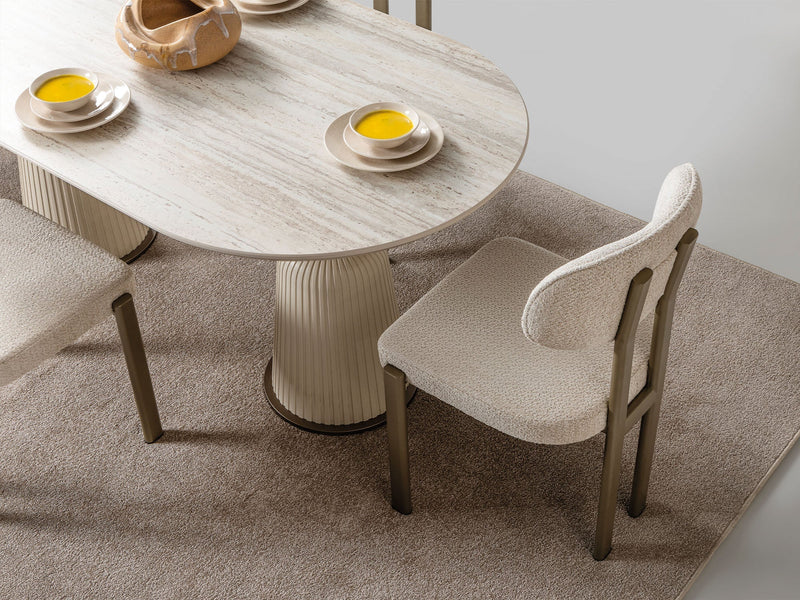 Bern Diningroom (Consol With Mirror & Dining Table & 6 Dining Chair) - 115-BERN-DT-6-SET