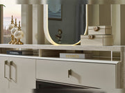 Bern Diningroom (Consol With Mirror & Dining Table & 6 Dining Chair) - 115-BERN-DT-6-SET