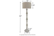 Bernadate Whitewash Floor Lamp - DMV FurnitureFloor Lamps