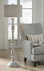 Bernadate Whitewash Floor Lamp - DMV FurnitureFloor Lamps