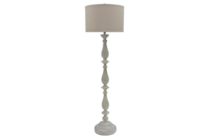 Bernadate Whitewash Floor Lamp - DMV FurnitureFloor Lamps