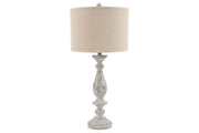 Bernadate Whitewash Table Lamp (Set of 2) - DMV FurnitureTable Lamp Pair