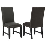 Berning Fabric Upholstered Parson Side Chair Charcoal (Set of 2) - 121702CHR
