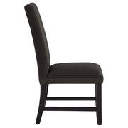 Berning Fabric Upholstered Parson Side Chair Charcoal (Set of 2) - 121702CHR