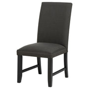 Berning Fabric Upholstered Parson Side Chair Charcoal (Set of 2) - 121702CHR