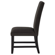 Berning Fabric Upholstered Parson Side Chair Charcoal (Set of 2) - 121702CHR