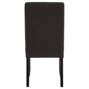 Berning Fabric Upholstered Parson Side Chair Charcoal (Set of 2) - 121702CHR
