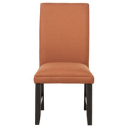 Berning Fabric Upholstered Parson Side Chair Salmon Orange (Set of 2) - 121702SLM