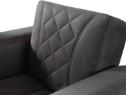Berre Armchair Grey in Grey - 101-BER-DZ203-B