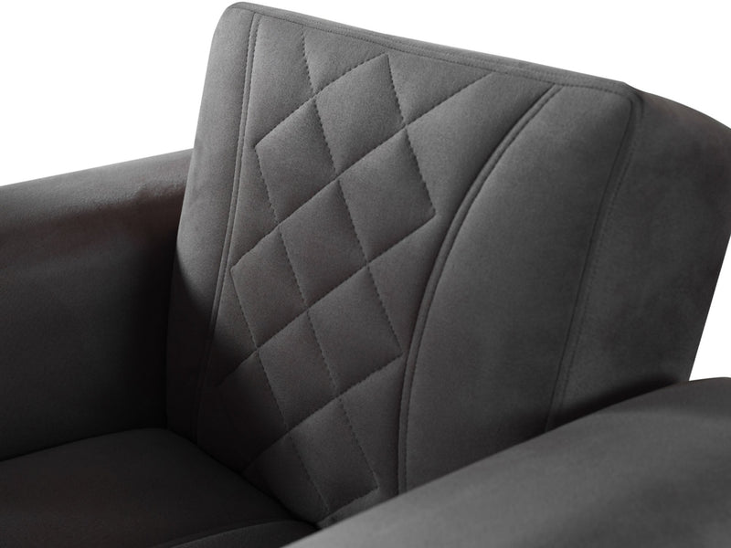 Berre Armchair Grey in Grey - 101-BER-DZ203-B