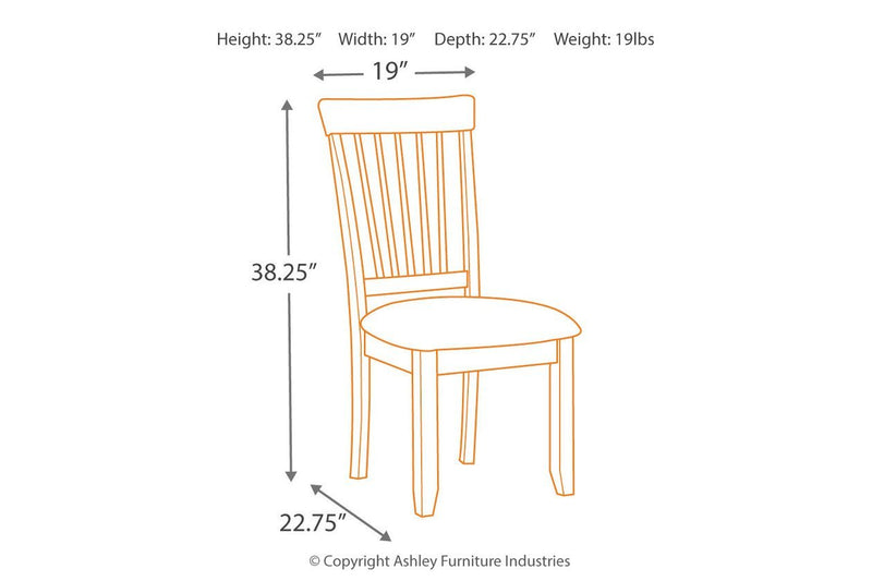 Berringer Rustic Brown Dining Chair (Set of 2) - DMV FurnitureDining Chair