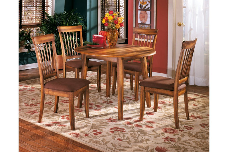 Berringer Rustic Brown Dining Drop Leaf Table - DMV FurnitureDining Table