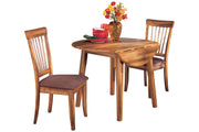 Berringer Rustic Brown Dining Drop Leaf Table - DMV FurnitureDining Table