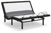 Best Base with Lumbar and Audio Charcoal Gray California King Adjustable Base - M5X592
