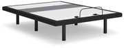 Best Base with Lumbar and Audio Charcoal Gray Queen Adjustable Base - M5X532