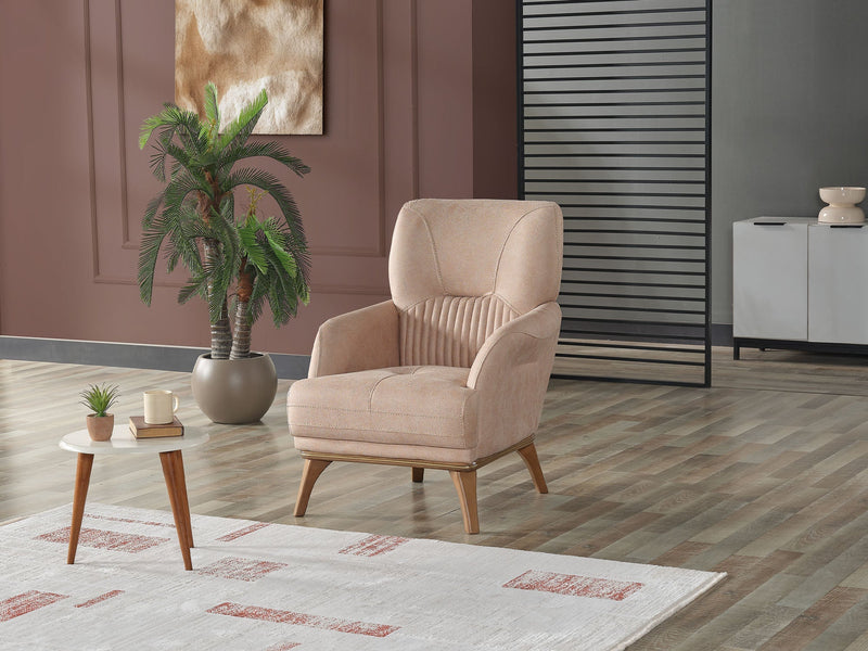 Beta 3-pieces (Sofa & Loveseat & Chair) Livingroom Set Beige in Beige - 101-BET-KAY065-321