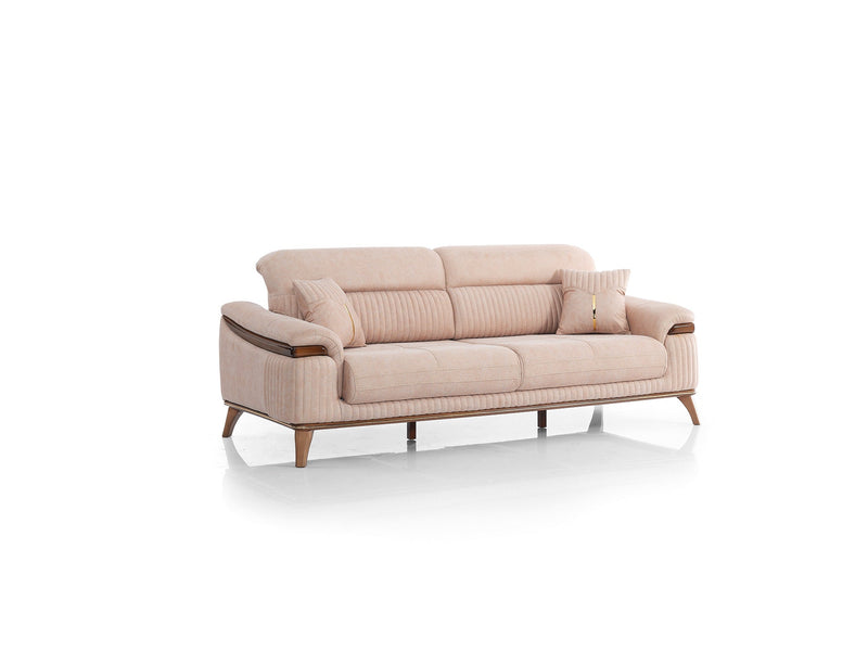 Beta 3-pieces (Sofa & Loveseat & Chair) Livingroom Set Beige in Beige - 101-BET-KAY065-321