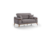 Beta Convertible Loveseat Fume in Fume - 101-BET-KAY375-2