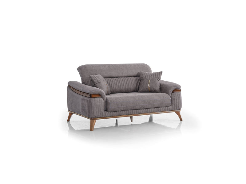 Beta Convertible Loveseat Fume in Fume - 101-BET-KAY375-2