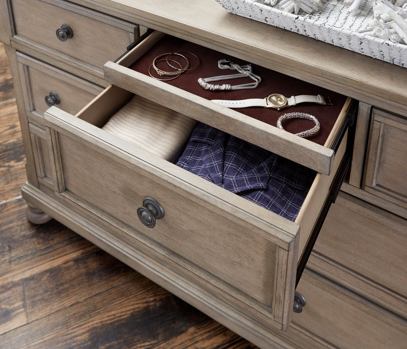 Bethel Wire Brushed Gray Sleigh Storage Platform Bedroom Set - DMV FurnitureBedroom Set