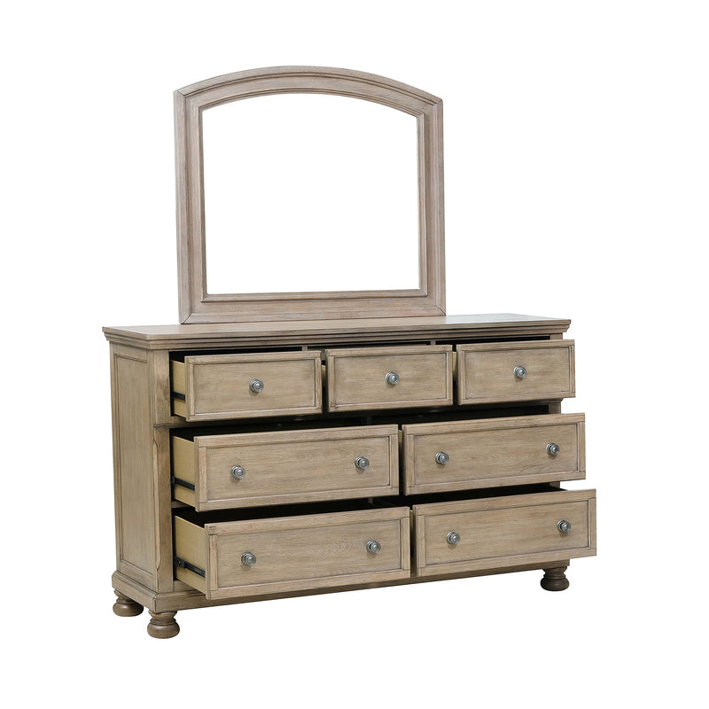 Bethel Wire Brushed Gray Sleigh Storage Platform Bedroom Set - DMV FurnitureBedroom Set