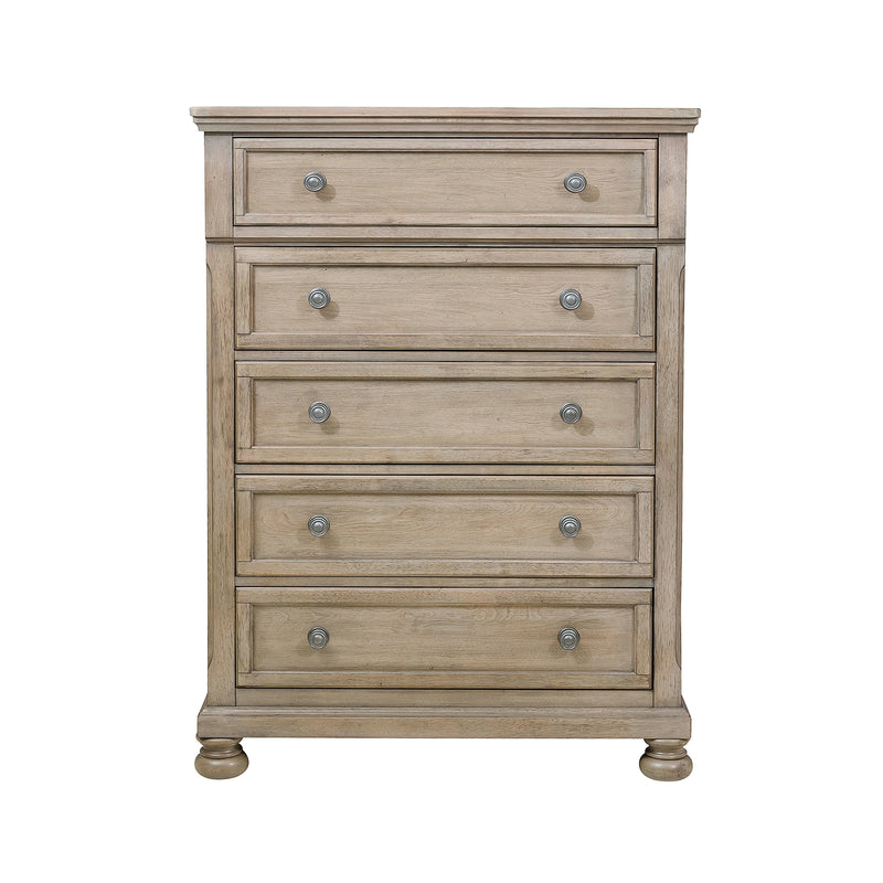 Bethel Wire Brushed Gray Sleigh Storage Platform Bedroom Set - DMV FurnitureBedroom Set