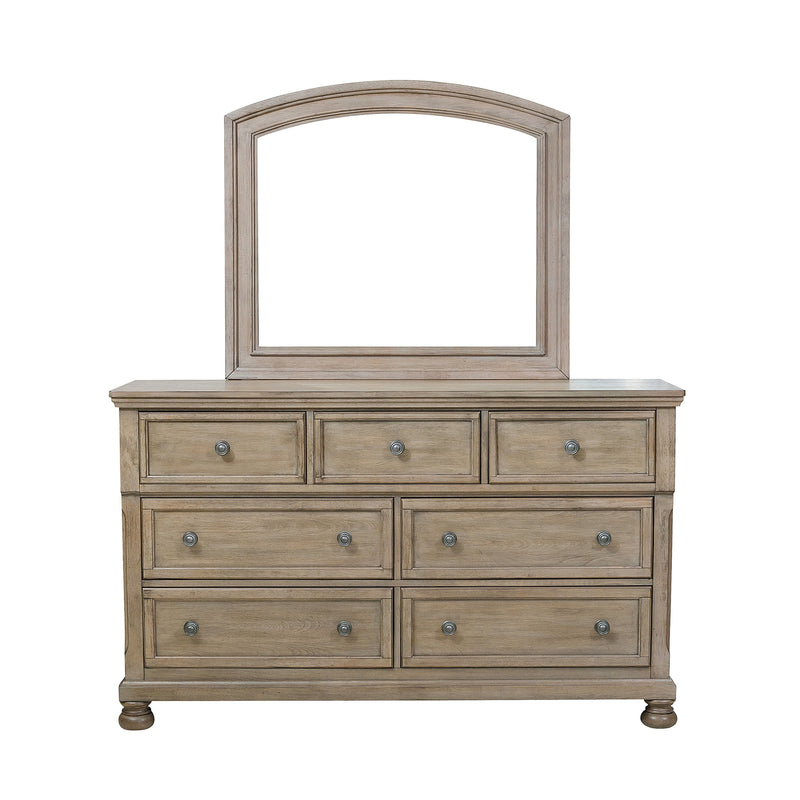 Bethel Wire Brushed Gray Sleigh Storage Platform Bedroom Set - DMV FurnitureBedroom Set