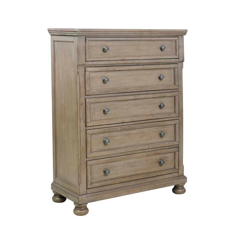 Bethel Wire Brushed Gray Sleigh Storage Platform Bedroom Set - DMV FurnitureBedroom Set