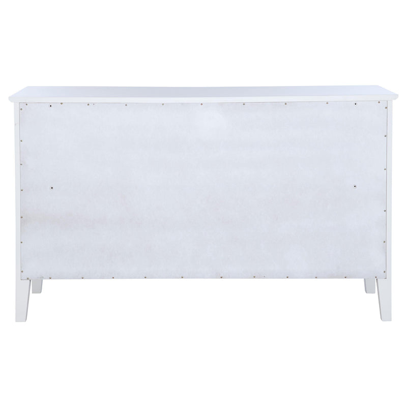 Bexhill 10-drawer Dresser Cabinet White - 223473
