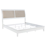 Bexhill 56-inch Upholstered Eastern King Panel Bed White - 223471KE